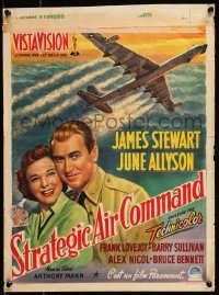 8x0119 STRATEGIC AIR COMMAND Belgian 1955 great art of military pilot James Stewart, June Allyson!