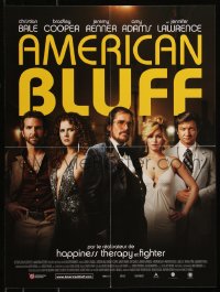 8x0308 AMERICAN HUSTLE French 16x21 2014 Christian Bale, Cooper, Jennifer Lawrence, American Bluff!