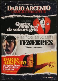8x0330 DARIO ARGENTO: MAGICIEN DE LA PEUR French 17x23 2019 Tenebre & two of his other horror movies!
