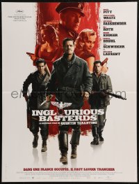 8x0357 INGLOURIOUS BASTERDS French 16x21 2009 Quentin Tarantino, Brad Pitt, Waltz, Roth, top cast!