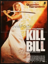 8x0362 KILL BILL: VOL. 2 French 16x21 2004 sexy Uma Thurman with katana, Quentin Tarantino!