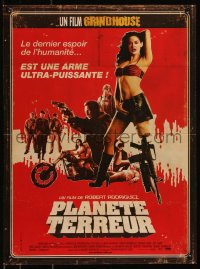 8x0386 PLANET TERROR French 16x21 2007 Robert Rodriguez, Grindhouse, sexy Rose McGowan with gun leg!