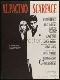 8x0394 SCARFACE French 15x20 1984 Al Pacino as Tony Montana, Michelle Pfeiffer, Brian De Palma!