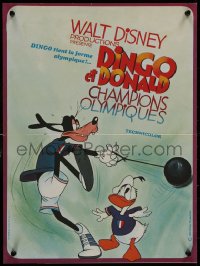 8x0402 SUPERSTAR GOOFY French 15x20 1972 Disney, great different cartoon Olympics images!