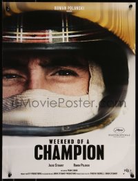 8x0417 WEEKEND OF A CHAMPION French 16x21 2013 really cool artwork of F1 racer Jackie Stewart!
