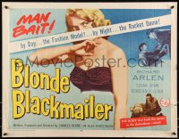8x0233 BLONDE BLACKMAILER 1/2sh 1958 bad girl Susan Shaw's body was the secret to the shakedown!