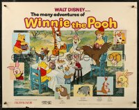 8x0268 MANY ADVENTURES OF WINNIE THE POOH 1/2sh 1977 and Tigger too, plus three great shorts!