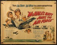 8x0270 McHALE'S NAVY JOINS THE AIR FORCE 1/2sh 1965 great art of Tim Conway in wacky flying ship!