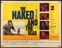 8x0275 NAKED & THE DEAD 1/2sh 1958 from Norman Mailer's novel, Aldo Ray in World War II!