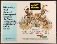 8x0295 VIVA MAX 1/2sh 1970 Peter Ustinov, Jonathan Winters, great Jack Davis art of cast!