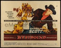 8x0297 WESTBOUND 1/2sh 1959 Randolph Scott is hellbound for glory, directed by Budd Boetticher!