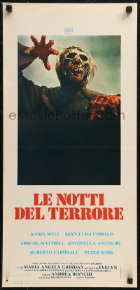 8x0798 BURIAL GROUND Italian locandina 1981 Le notti del terrore, best different zombie artwork!