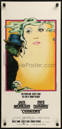 8x0807 CHINATOWN Italian locandina 1974 art of Jack Nicholson & Faye Dunaway by Pearsall, Polanski!