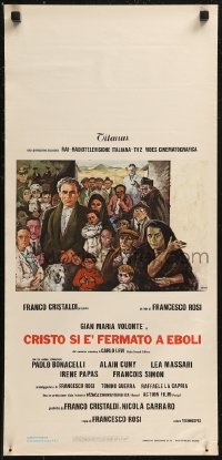 8x0808 CHRIST STOPPED AT EBOLI Italian locandina 1979 Francesco Rosi, Maria Volonte, art by Iaia!