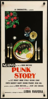 8x0823 DESPERATE LIVING Italian locandina 1978 Waters, different art by Tino Avelli, Punk Story!