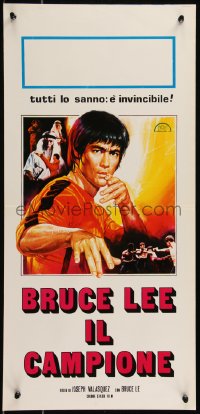 8x0854 GAME OF THE DRAGON Italian locandina 1979 Nan Yang Tang Ren Jie, Bruce Li, Brucesploitation!