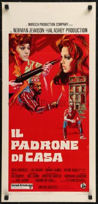 8x0902 LANDLORD Italian locandina 1971 directed by Hal Ashby, Bridges, different Tino Avelli art!