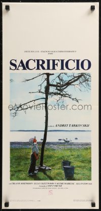 8x0966 SACRIFICE Italian locandina 1987 Andrei Tarkovsky's Offret, completely different image!
