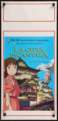 8x0980 SPIRITED AWAY Italian locandina 2003 Sen to Chihiro no kamikakushi, Hayao Miyazaki anime!