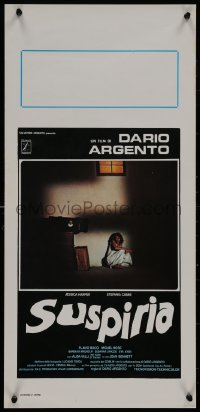 8x0990 SUSPIRIA Italian locandina 1977 classic Dario Argento giallo horror, Harper, white title!