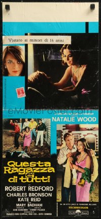 8x1002 THIS PROPERTY IS CONDEMNED Italian locandina 1966 sexy Natalie Wood & Robert Redford!
