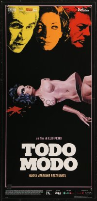 8x1007 TODO MODO Italian locandina R2010s wild Renato Casaro art of bloody dismembered mannequin!