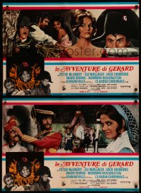 8x0597 ADVENTURES OF GERARD group of 10 Italian 18x27 pbustas 1970 Arthur Conan Doyle, Skolimowski!