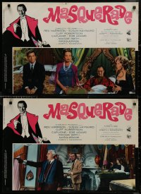8x0736 HONEY POT group of 5 Italian 18x27 pbustas 1967 Rex Harrison, Susan Hayward & top cast!