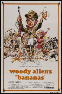 8y0859 BANANAS int'l 1sh R1980 wacky images of Woody Allen, Louise Lasser, classic comedy!