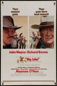 8y0875 BIG JAKE 1sh 1971 Richard Boone wanted gold but John Wayne gave him lead instead!