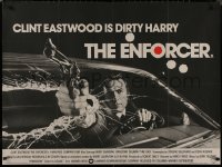 8y0748 ENFORCER British quad 1977 Clint Eastwood as Dirty Harry with gun through windshield!