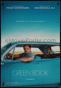8y0471 GREEN BOOK teaser DS Canadian 1sh 2018 Viggo Mortensen, Mahershala Ali, inspired by a true friendship!