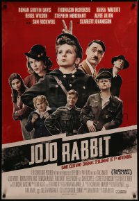8y0472 JOJO RABBIT advance DS Canadian 1sh 2019 Roman Griffin David in title role, Waititi as Hitler!