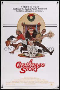 8y0902 CHRISTMAS STORY NSS style 1sh 1983 best classic Christmas movie, art by Robert Tanenbaum!
