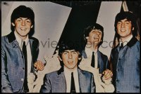 8y0270 BEATLES 24x37 Scottish commercial poster 1980 great image of John, Paul, George & Ringo!