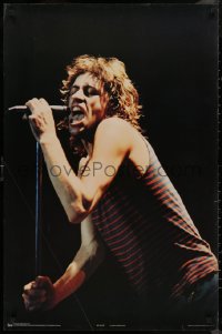 8y0273 BOB GELDOF 25x38 Scottish commercial poster 1979 cool image of the Irish rock star on stage!