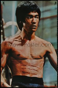 8y0274 BRUCE LEE 24x37 Scottish commercial poster 1974 kung fu master from Enter the Dragon!