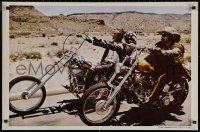 8y0281 EASY RIDER 23x35 commercial poster 1969 Fonda, Nicholson & Hopper on motorcycles!