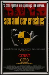8y0908 CRASH 1sh 1996 David Cronenberg, James Spader & sexy Deborah Kara Unger!
