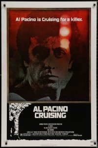 8y0911 CRUISING 1sh 1980 William Friedkin, undercover cop Al Pacino pretends to be gay!