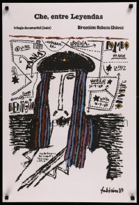 8y0634 CHE, ENTRE LEYENDAS Cuban 1989, Fabian suilkscreen artwork of Ernesto Che Guevara by Fabian!
