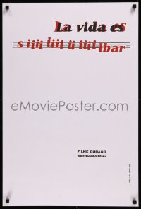 8y0654 LIFE IS TO WHISTLE teaser Cuban 1998 Fernando Perez's La vides es silbar, Ponce silkscreen art!