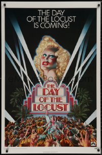 8y0922 DAY OF THE LOCUST teaser 1sh 1975 Schlesinger's version of West's novel, David Edward Byrd art