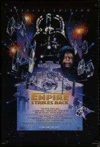 8y0947 EMPIRE STRIKES BACK style C advance 1sh R1997 Star Wars, montage sci-fi art by Drew Struzan!
