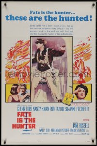8y0953 FATE IS THE HUNTER 1sh 1964 Glenn Ford, Nancy Kwan, Rod Taylor, Suzanne Pleshette!