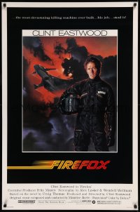 8y0958 FIREFOX 1sh 1982 cool C.D. de Mar art of the flying killing machine & Clint Eastwood!