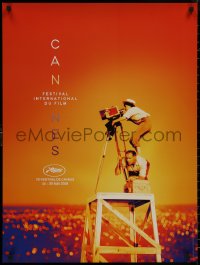 8y0187 CANNES FILM FESTIVAL 2019 French 24x32 2019 director Agnes Varda filming from a high tower!