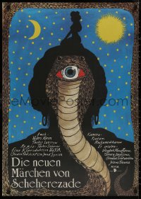 8y0507 NOVYE SKAZKI SHAKHEREZADY German 1988 wild different cobra snake art by Mond!