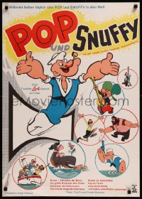 8y0508 POP UND SNUFFY German 1970s great cartoon images with Bluto, Olive Oyl & more!