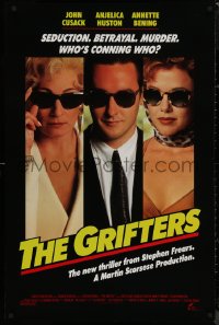 8y0989 GRIFTERS int'l 1sh 1990 John Cusack, Annette Bening & Anjelica Huston!